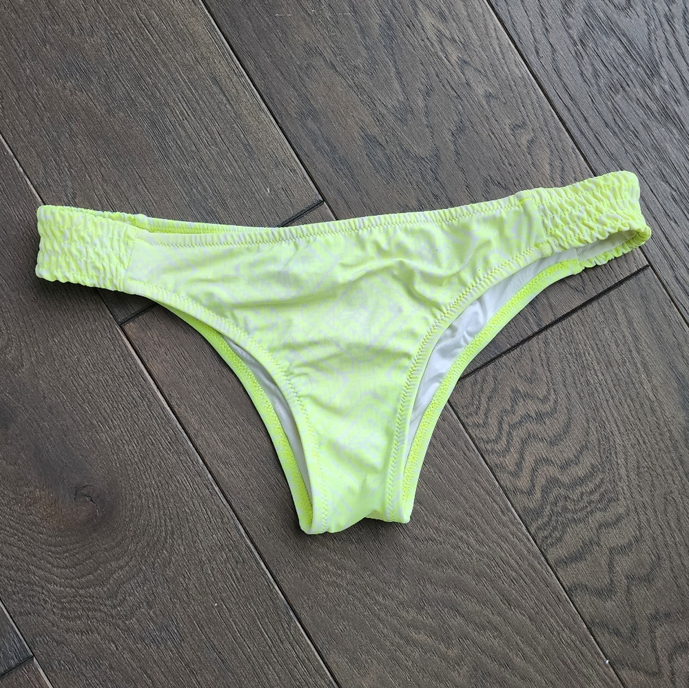 Victoria's Secret Neon Yellow Bikini Bottoms